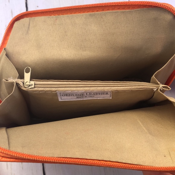 Vera Pelle - orange crossover bag - Picture 3 of 3